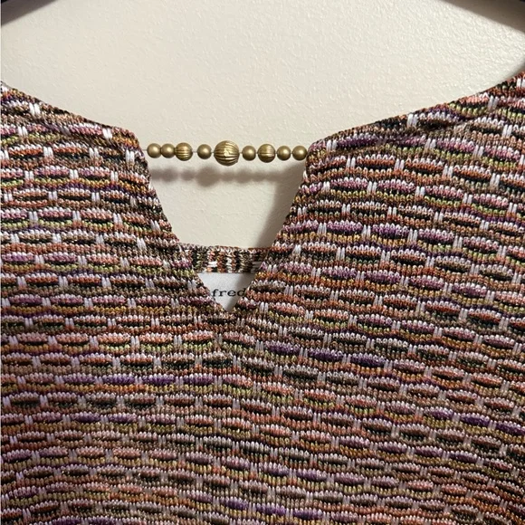 ALFRED DUNNER Brown Patterned Blouse - Picture 2 of 4